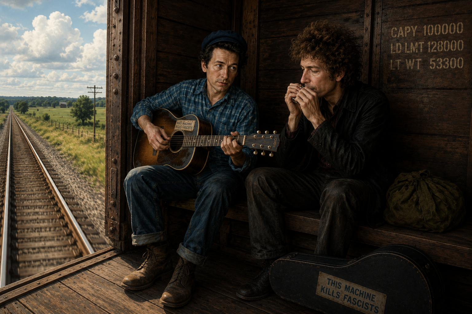 From Woody Guthrie to Arlo, Bob Dylan and a Train Ride Through Illinois